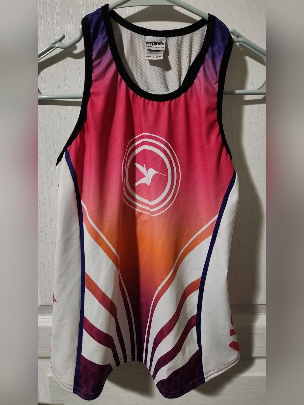 Smashfest Queen Women's Gradient Athletic Tank Top Bottle Holders